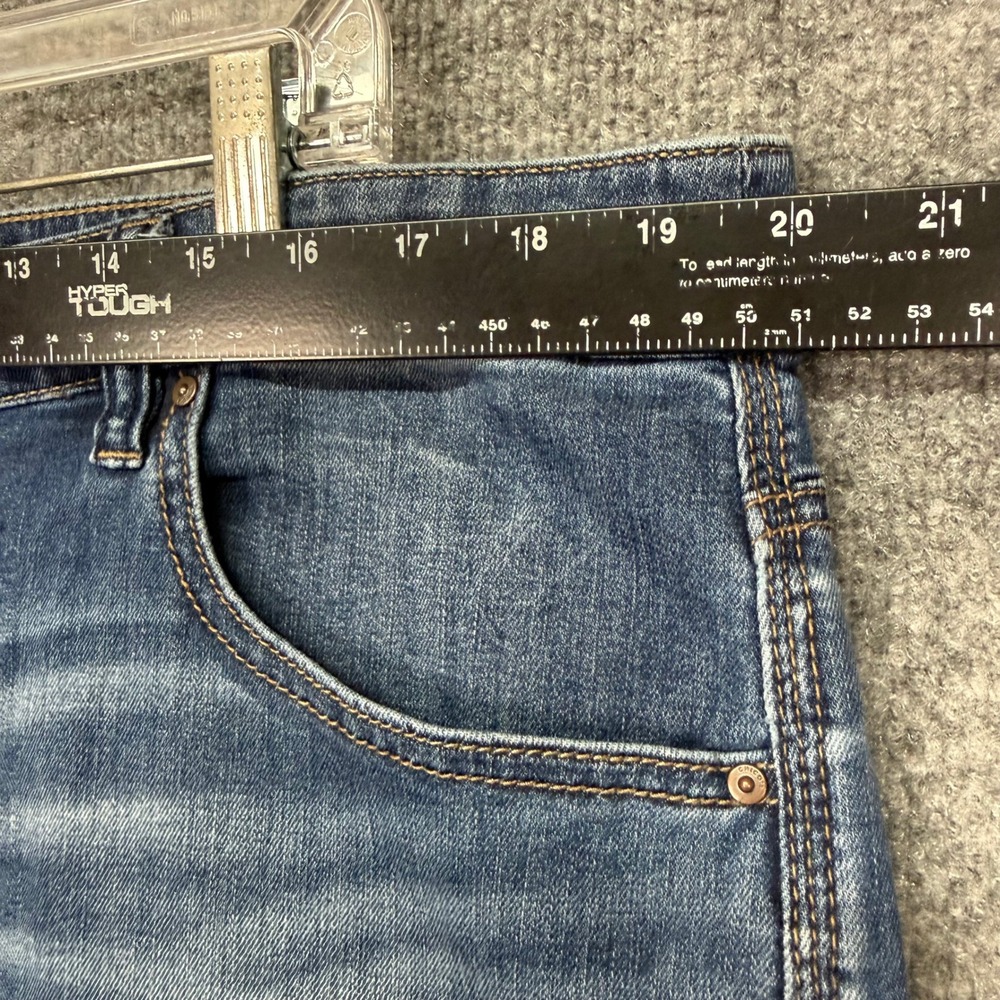 Chicos Platinum Jeans 3 Womens 16 Blue Medium Wash Straight Leg Stretch 40x28 - Picture 6 of 13